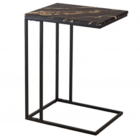 Стол придиванный BeautyStyle 30 черный порторо/черный Mebelik 009574