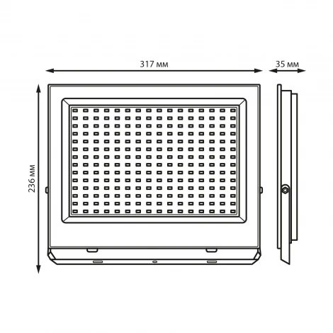 Прожектор уличный светодиодный Gauss GFD007