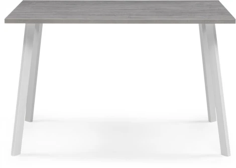 Стол Notta Тринити Лофт 120х80х75 25 мм бетон / белый матовый 534915