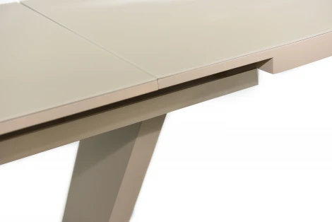 Стол Фоджа, Стекло, 140см, Капучино, Аврора