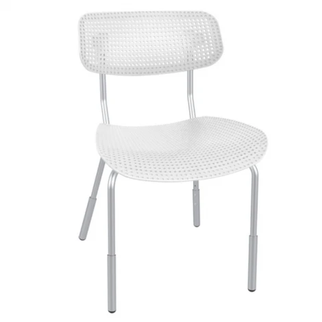 Стул Sheffilton SHT-S85PB-1 белый/белый/хром лак 9324763805