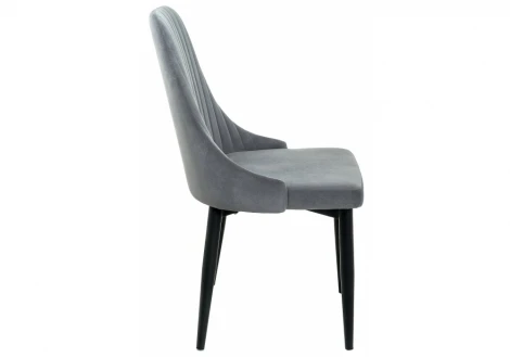 Стул Woodville на металлокаркасе Kora gray / black 15097