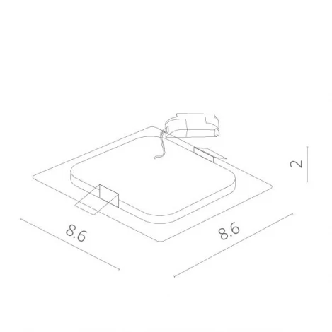 Встраиваемый точечный светильник Arte Lamp Fine A2403PL-1WH