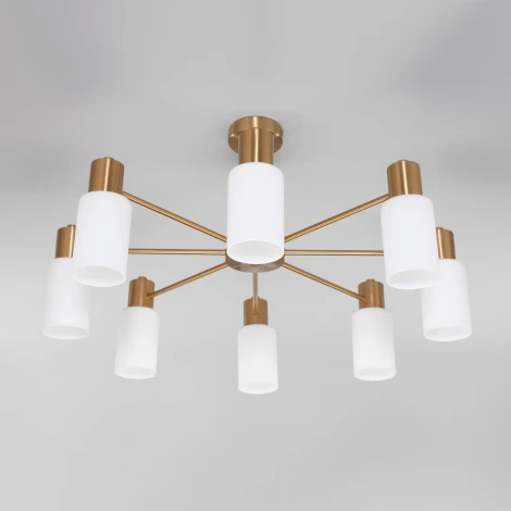 Потолочная люстра на штанге Eurosvet Vegga 70160/8 латунь (220V)