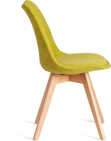 Стул TULIP SOFT (mod. 053V) / 2 шт. в упаковке Tetchair (Дерево,Пластик,Ткань/Зеленый) арт.24518