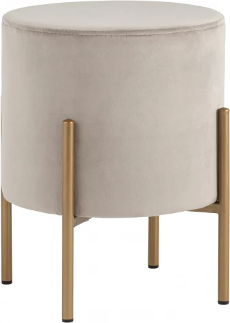 Пуф Кейси велюр серо-бежевый УТ000035904