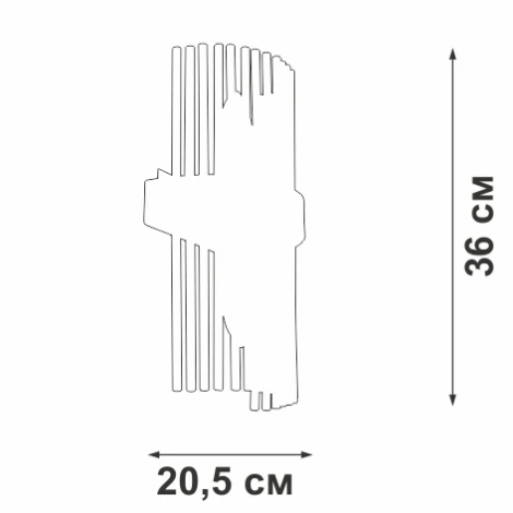Бра V58710-8/2A Vitaluce (220V)
