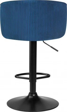 Стул барный DOBRIN DARCY BLACK (синий велюр (1922-20))