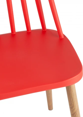 Стул Морган пластиковый красный 4 шт Stool Group арт.УТ000037493