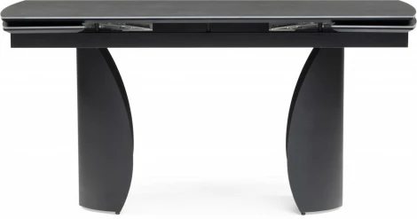 Керамический стол Готланд 160 [16625] (Готланд 160(220)х90х79 ink gray / черный) Woodville арт.588031