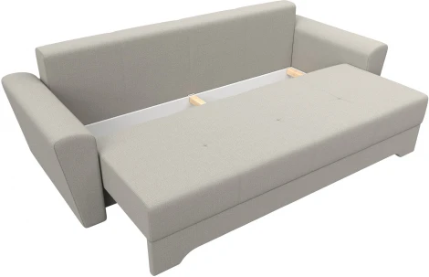 Диван прямой Амстердам (Бежевый/Рогожка) Лига Диванов арт.122566