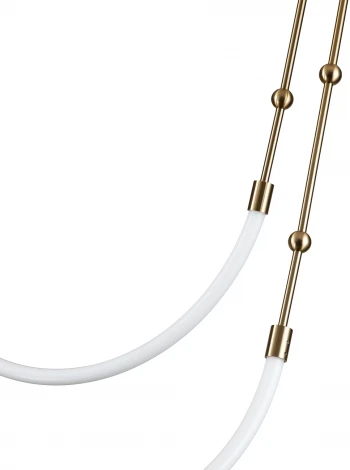 Подвесной светильник с гибким неоном Indigo Corda V000063L (регулировка яркости, LED, 220V, пульт управления, на проводе)