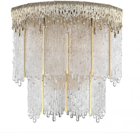 Бра Odeon Light Cleo 5091/20WL золотой/прозрачный/стекло LED 20W 3700K (220V)