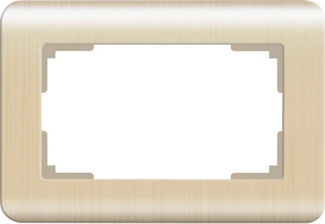 Рамка для двойной розетки Stream (шампань) Werkel W0082111 (a051273)