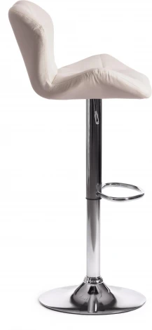 Стул барный BIAGGIO (mod. KY717) / 1 шт. в упаковке (Металл,Экокожа /Белый,Хром)