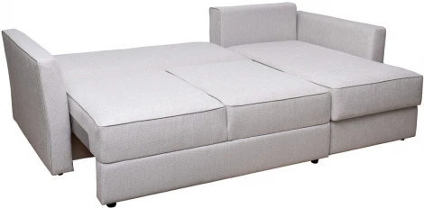 Диван Sorrento 230 с канапе трехмест.раскл (Еврокнижка) Koza3803-SVSER+Nev83 230*156*90см Garda Decor арт.SORRENTO-230-Koza3803-SVSER+Nev83