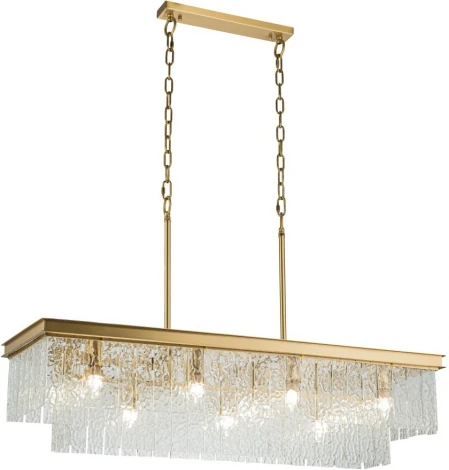 Подвесная люстра Belfast Harland 6308-10C BR CL (220V, на цепи)