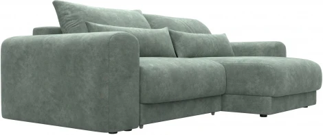 Диван угловой Лига-056 НПБ угол универсальный Лига Диванов (Велюр) арт.129160