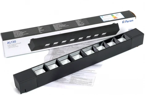 Трековый светодиодный светильник Feron AL130 48372 (220V, IP40)