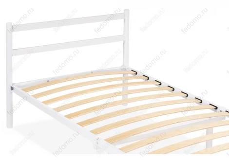 Односпальная кровать Woodville Фади 90х200 белая 491583