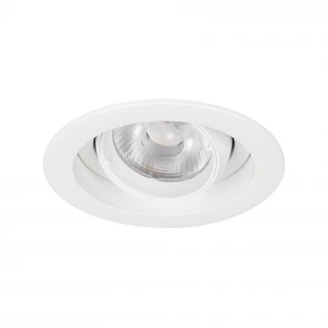 Встраиваемый светильник светодиодный MS-VORTEX-BUILT-R90-12W Warm3000 (WH-WH, 40 deg, 230V) (Arlight, IP20 Металл) 043479