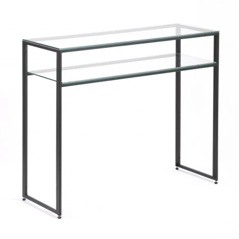 Консольный стол AllConsoles 1041-CB clear черный муар