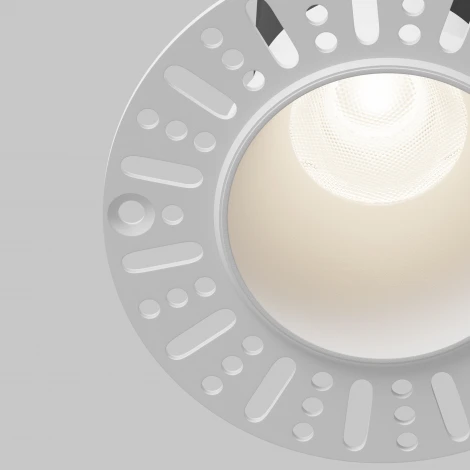 Встраиваемый светильник под гипсокартон Maytoni Dip DL120-10W-4K-TRS-W (LED, 220V, круглые)