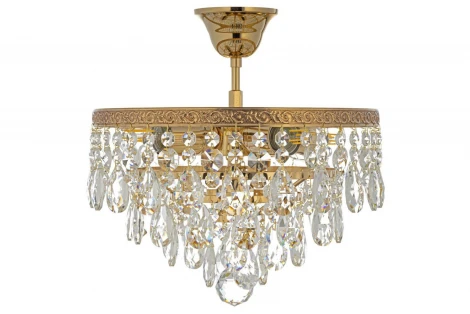 Потолочная люстра буше Arti Lampadari Castellana E 1.3.30.601 G (220V, хрусталь)