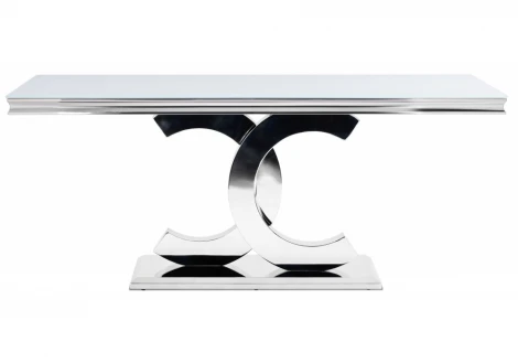 Стол на тумбе Woodville Klod белый 15304