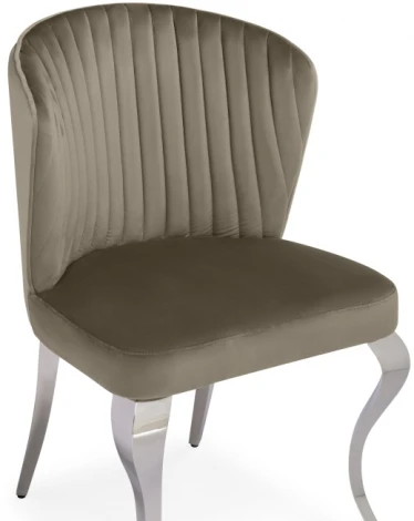 Стул Woodville на металлокаркасе Edwin light beige / steel 15389