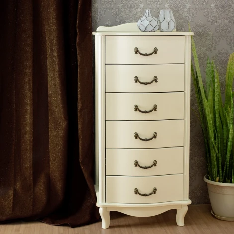 Комод Джульетта узкий 6 ящ., дуб шампань Л от фабрики Mebelik