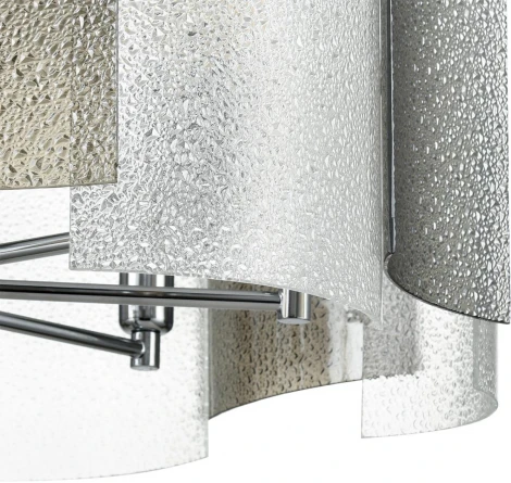 Подвесная люстра Lumion Dandy 6594/8 хром/тонированное стекло, металл/стекло E14 8*40W 220V (на цепи)