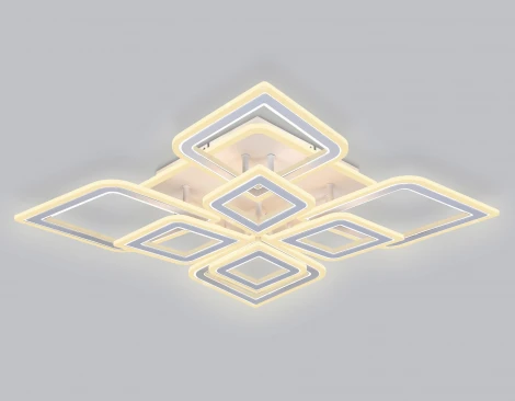 Потолочный светодиодный светильник с пультом Ambrella Acrylica Original FA8911 (регулировка яркости, 220V, умный дом - Smart Life)