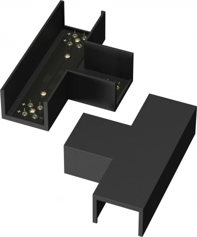 Коннектор питания Т-образный Elasity Maytoni Accessories for tracks Elasity TRA160CT-11B
