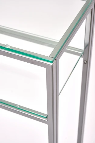 Консольный стол AllConsoles 1041-CS clear серебряный
