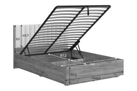 Каркас кровати Юлия 140х200 см Mebelson 178960.3630