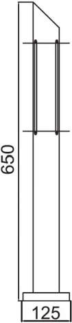 Наземный светильник Oasis Light 75888-650 SS