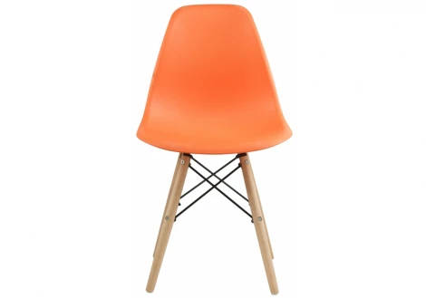 Обеденный стул для кухни Woodville Eames PC-015 orange 11900