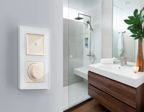 Рамка Ambrella Volt ALFA Arctic (Белый Стекло органическое) 2-ая AF580102