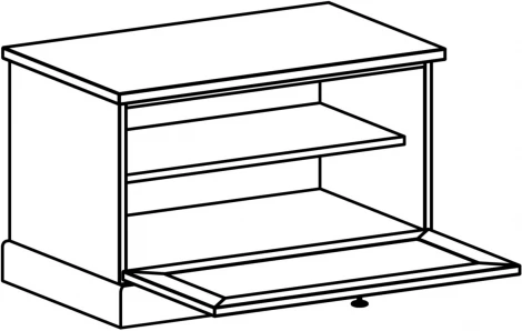 Тумба Caprio малая ОГОГО (арт.434169), (МДФ,ЛДСП/Белый)