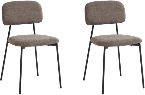 Стул Stool Group Chao коричневый черные ножки 2 шт. арт.УТ000040819
