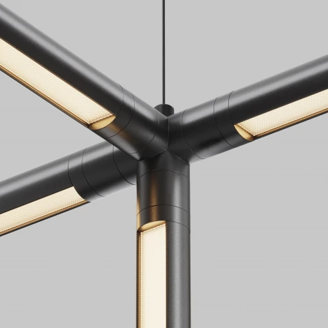 Х-образный вертикальный коннектор для системы Shelf без ввода питания Maytoni Accessories for system Shelf CA019L4C-B (24V)