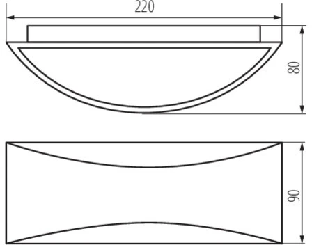 Настенный светильник уличный светодиодный Kanlux BISO 29261 (220V, IP54)