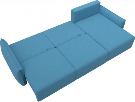 Диван угловой Лига-051 НПБ Лонг угол универсальный Лига Диванов (Рогожка) арт.128662