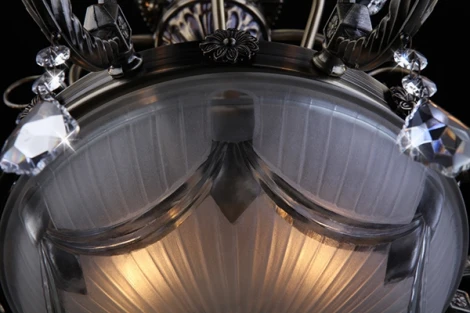 Подвесная люстра Eurosvet 22585 22585/8+3 античная бронза