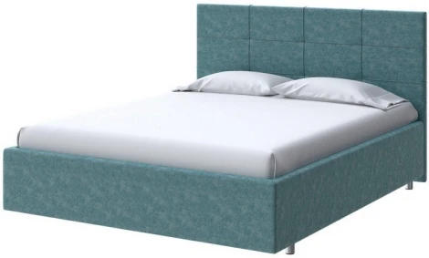 PROxSON Кровать Neo (Ткань: Велюр Gratta 5 Морская лагуна) 80x190