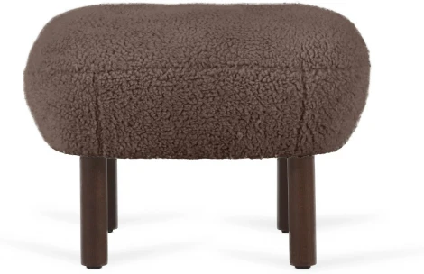 Пуф Lounge Wood ОГОГО (арт.826137), (Искусственный мех/Коричневый)