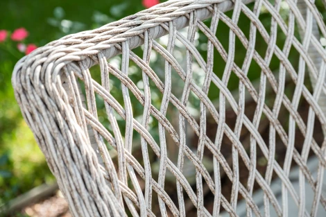 Плетеное кресло из искусственного ротанга, цвет бежевый 4SIS Латте YH-C1619W-2 beige