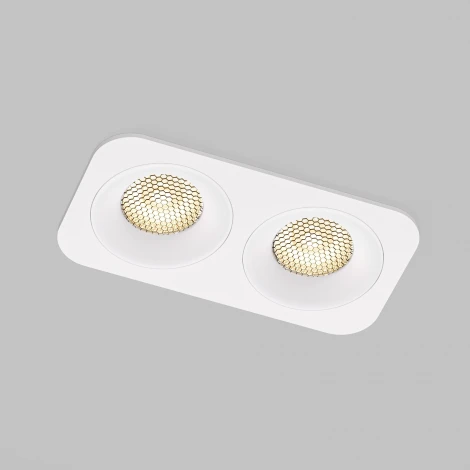 Светильник встраиваемый светодиодный IP44 Elektrostandard Tetro 15277/LED 20W 3000K белый IP44