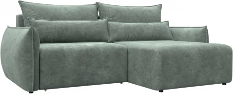 Диван угловой Лига-051 НПБ угол универсальный Лига Диванов (Велюр) арт.128718